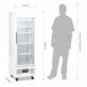 Koelvitrine met positieve temperatuur, wit, serie G - 218 L - Polar - Fourniresto