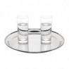 Round Stainless Steel Serving Tray Ø 355mm - Olympia - Fourniresto