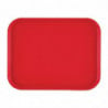 Rectangular Polypropylene Fast Food Tray Red 410mm - Cambro - Fourniresto