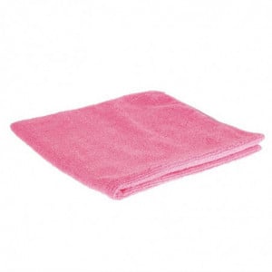 Microfiber Cloths Pink - Pack of 5 - Jantex