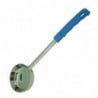Blauwe RVS Soeplepel - 237ml - FourniResto