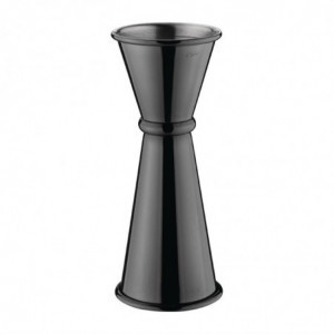 Maatbeker Conisch Grijs Titanium 25 en 50 ml - Olympia - Fourniresto