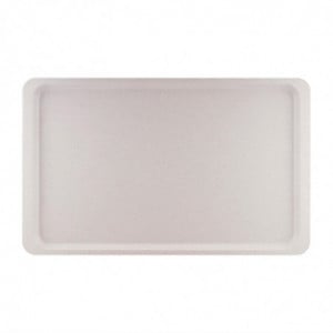 Polyester service tray GN1/1 530x325mm Speckled Grey - Roltex - Fourniresto