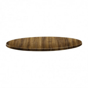 Tafelblad Rond Classic Line Atacama Cherry - Ø 700mm - Topalit