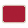 Plateau de Service en Polyester Standard 470x360mm Rouge - Roltex - Fourniresto