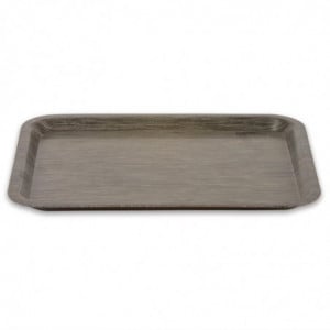 Melamine Service Tray 265x325mm Wenge - Roltex - Fourniresto