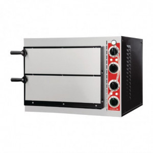 Pizzaoven Compact Pisa 2 Kamers - 230V - Gastro M