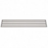 Wandplank met gaatjes van roestvrij staal - L 1800 x 400mm - Gastro M