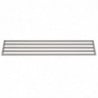Wandregal aus Edelstahl mit Aussparungen - L 1800 x 400mm - Gastro M