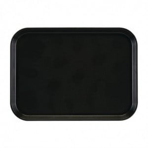 Rectangular Non-Slip Fiberglass EpicTread Black Tray 350mm - Cambro - Fourniresto