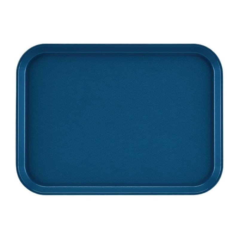 Rechteckiges rutschfestes Tablett aus Fiberglas EpicTread Blau 350mm - Cambro - Fourniresto