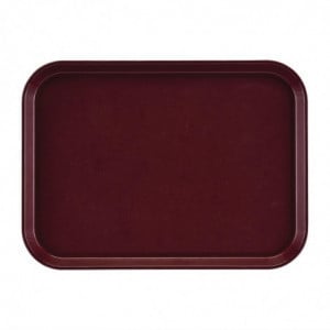 Rechthoekig Antislip Glasvezel Serveerblad EpicTread Bordeaux 350mm - Cambro - Fourniresto