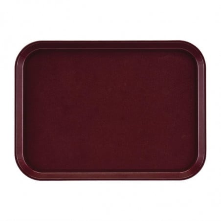 Rectangular Non-Slip Fiberglass EpicTread Bordeaux Tray 350mm - Cambro - Fourniresto