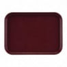 Rechteckiges rutschfestes Tablett aus Glasfaser EpicTread Bordeaux 350mm - Cambro - Fourniresto