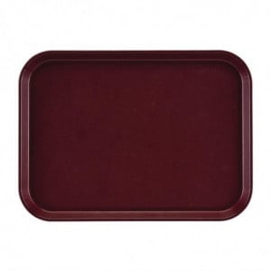 Rechteckiges rutschfestes Tablett aus Glasfaser EpicTread Bordeaux 350mm - Cambro - Fourniresto