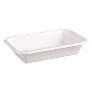 Barquettes en Bagasse Compostables - L 215 mm - Lot de 50 - Fiesta Green