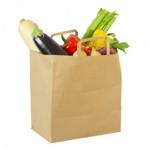 Large Compostable Bags made of Recycled Paper - 250 mm - Pack of 250 - Vegware