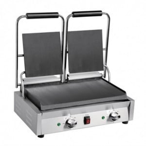 Grill Dubbele Contact Bistro Glad/Glad 230V - Buffalo