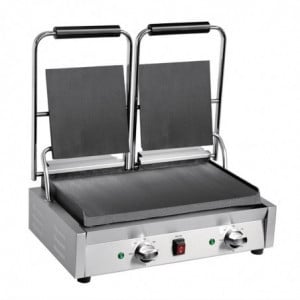 Grill Dubbele Contact Bistro Glad/Glad 230V - Buffalo