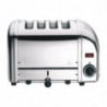 4-Slice Stainless Steel Toaster - 130 Slices/h - Dualit