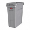 Plastic Slim Jim afvalbak - 60L - Rubbermaid