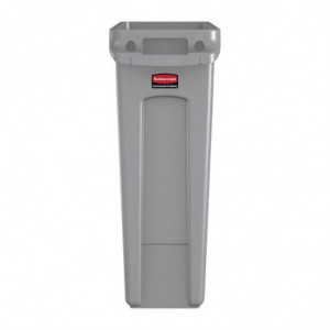 Grijze Slim Jim-container - 87L - Rubbermaid