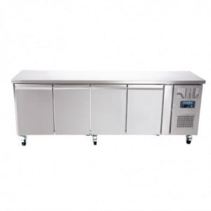 Gekoelde werkbank met 4 deuren Serie U - 449L - Polar - Fourniresto