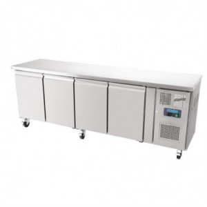 Gekoelde werkbank met 4 deuren Serie U - 449L - Polar - Fourniresto