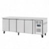 Gekoelde werkbank met 4 deuren Serie U - 449L - Polar - Fourniresto