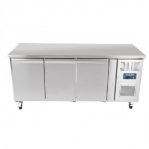 Gekoelde werkbank met 3 deuren Serie U - 417L - Polar - Fourniresto