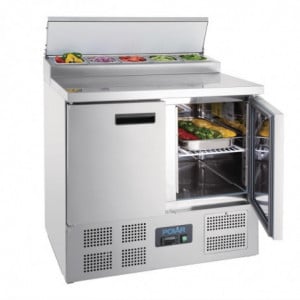 Refrigerated Preparation Counter Pizza Salads Series G -254L - Polar - Fourniresto