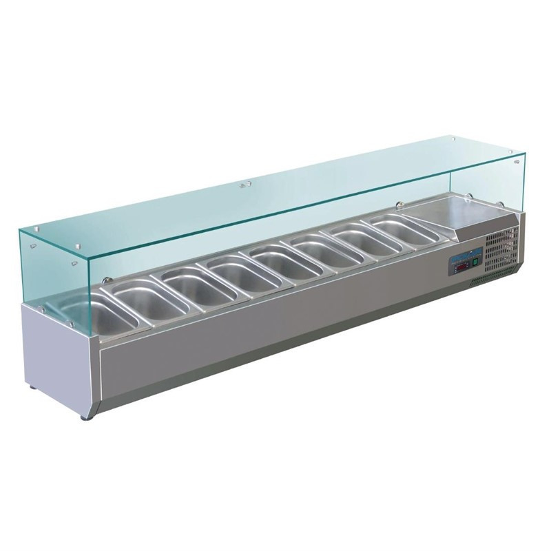 Koelvitrine voor ingrediënten - 8 x GN 1/4 - Polar - Fourniresto