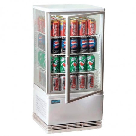 White Refrigerated Display Case Series C - 68 L - Polar