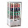 White Refrigerated Display Case Series C - 68 L - Polar