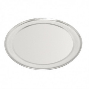 Aluminium-Pizzablech mit breitem Rand - Ø200mm - Vogue - Fourniresto