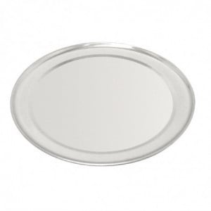 Aluminium pizzaplaat met brede rand - Ø200mm - Vogue - Fourniresto