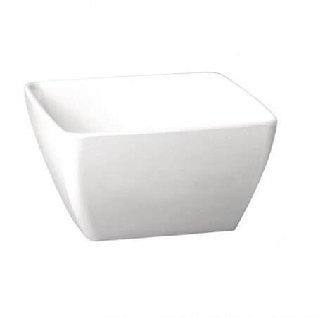 Square Melamine Bowl Pure White - 190mm - APS - Fourniresto