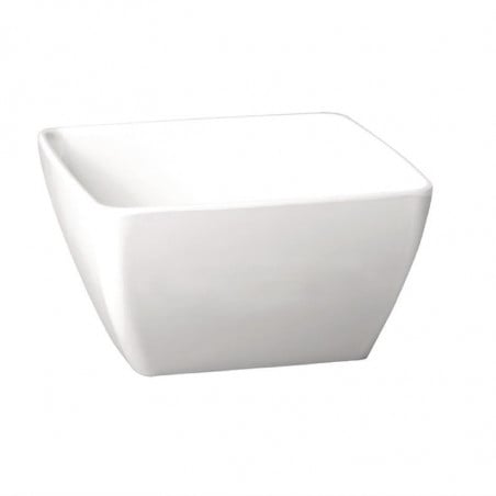 Vierkante Melamine Schaal - Puur Wit - 190mm - APS - Fourniresto