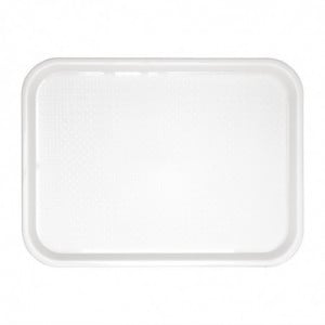 White Plastic Fast Food Tray 345 x 265mm - Olympia KRISTALLON - Fourniresto