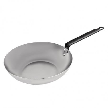 Wok en acier carbone 28 cm - Vogue - Fourniresto