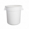 Ronde Witte Container 38L - Vogue - Fourniresto