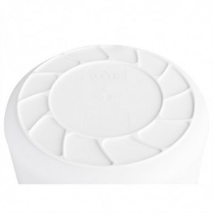 Ronde Witte Container 38L - Vogue - Fourniresto