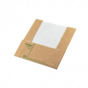 Compostable Kraft Panini Bags - Pack of 500 - Vegware