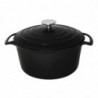 Grote Zwarte Ronde Braadpan - 4L - Vogue