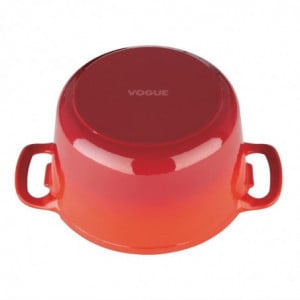 Runde rote Cocotte - 3,2L - Vogue