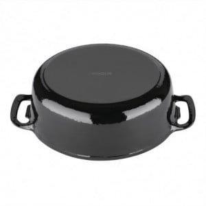 Black Oval Casserole Dish - 5L - Vogue