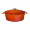 Grote Ovale Oranje Braadpan - 6L - Vogue