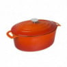 Grote Ovale Oranje Braadpan - 6L - Vogue