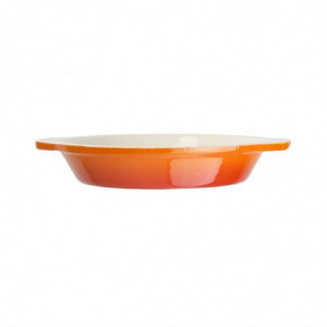 Round Orange Gratin Dish - 400ml - Vogue