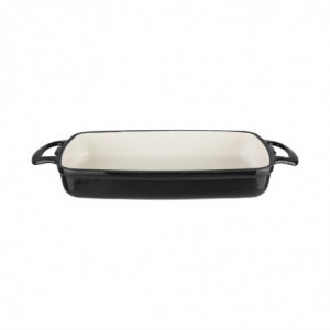 Plat en Fonte Rectangulaire Noir - 2,8L - Vogue